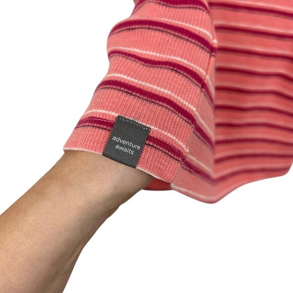 Title‎ Nine Racerback Tank Striped Adventure Awaits Summer Top Size L - Picture 3 of 6